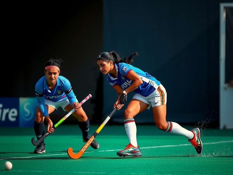 Indian Men's Hockey Team in action